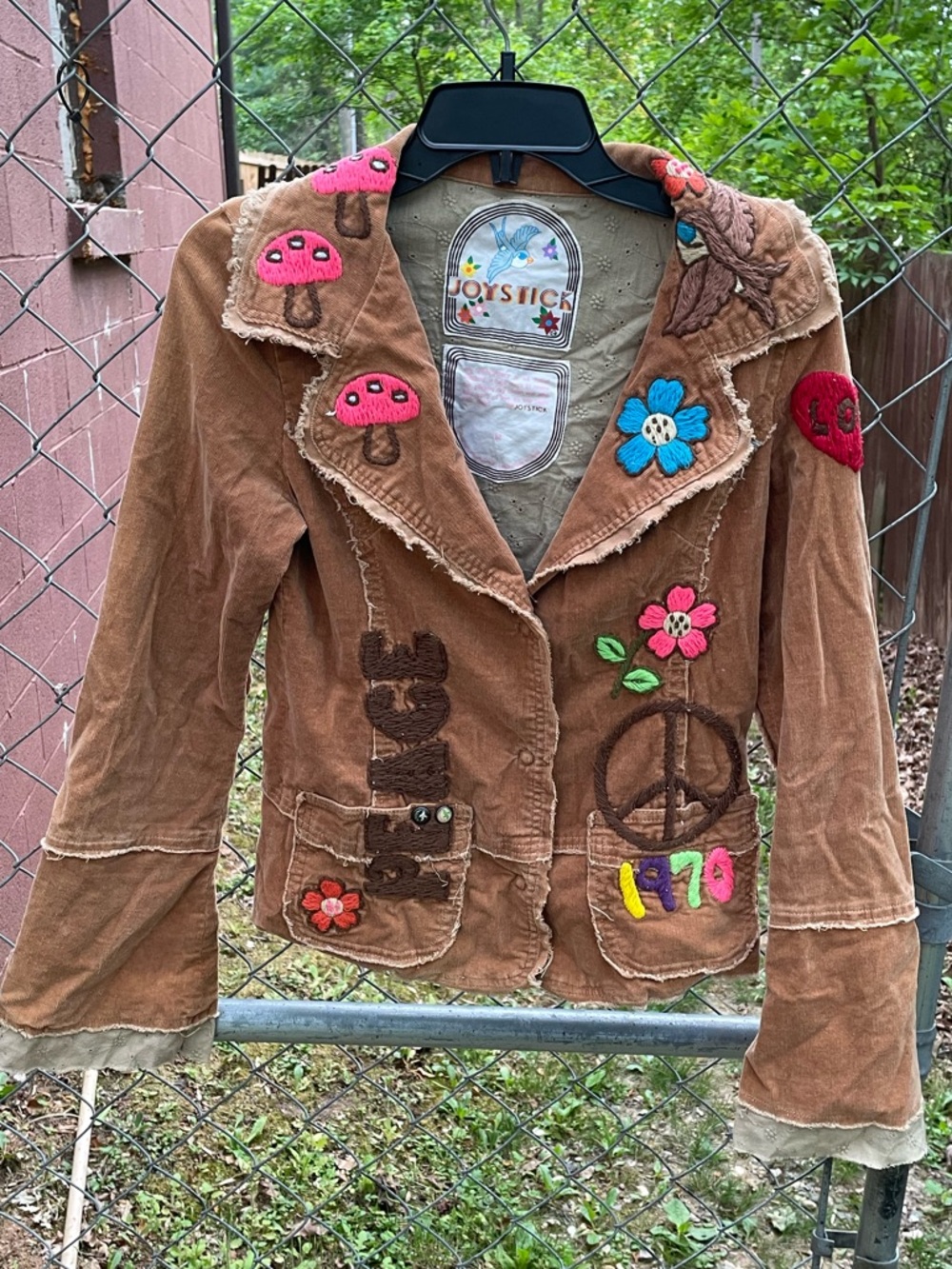 Vintage Joystick / Johnny Was Embroidered Jacket Size Medium